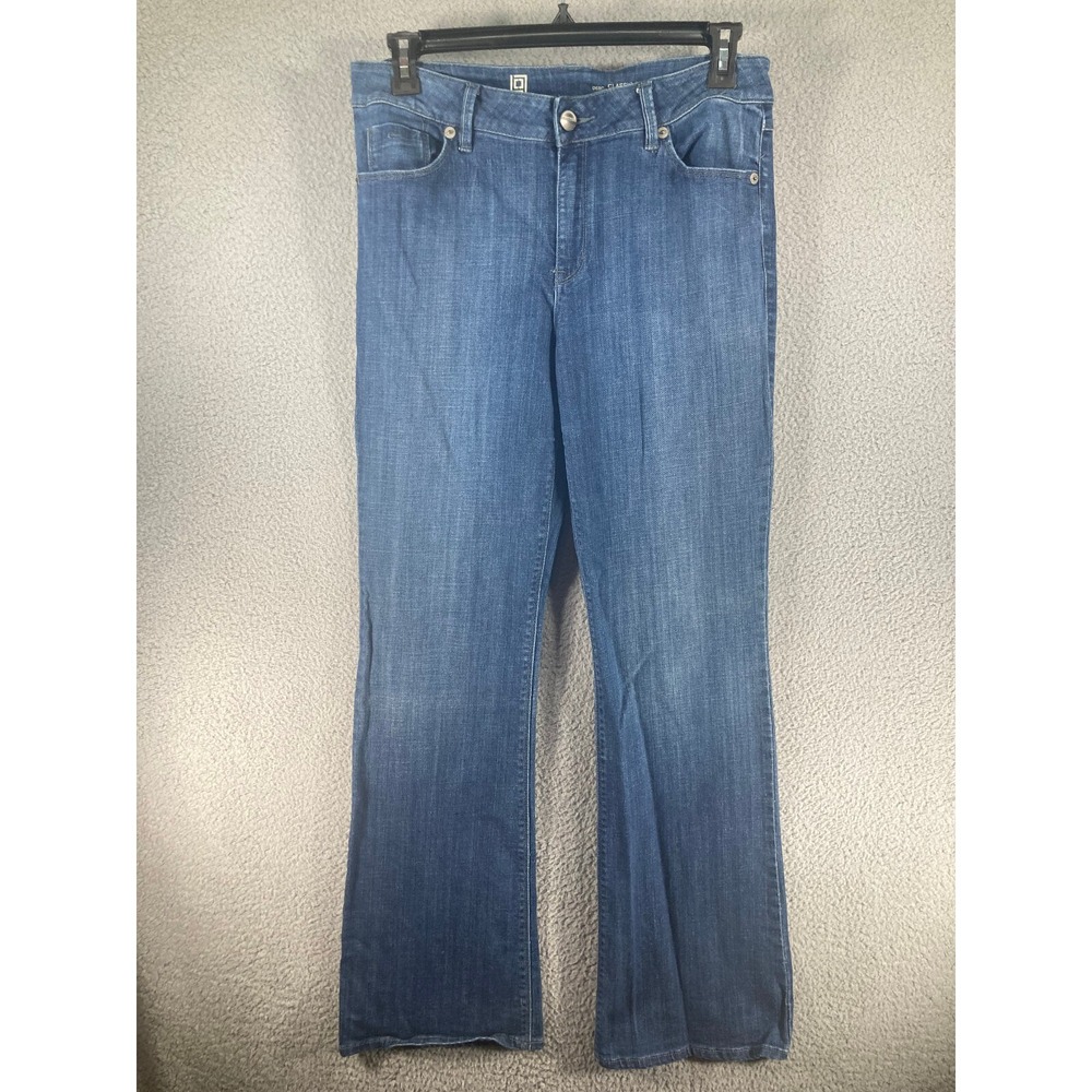 Liz Claiborne Jeans Women's 12 Blue Bootcut Classic Stretch Medium Wash Denim